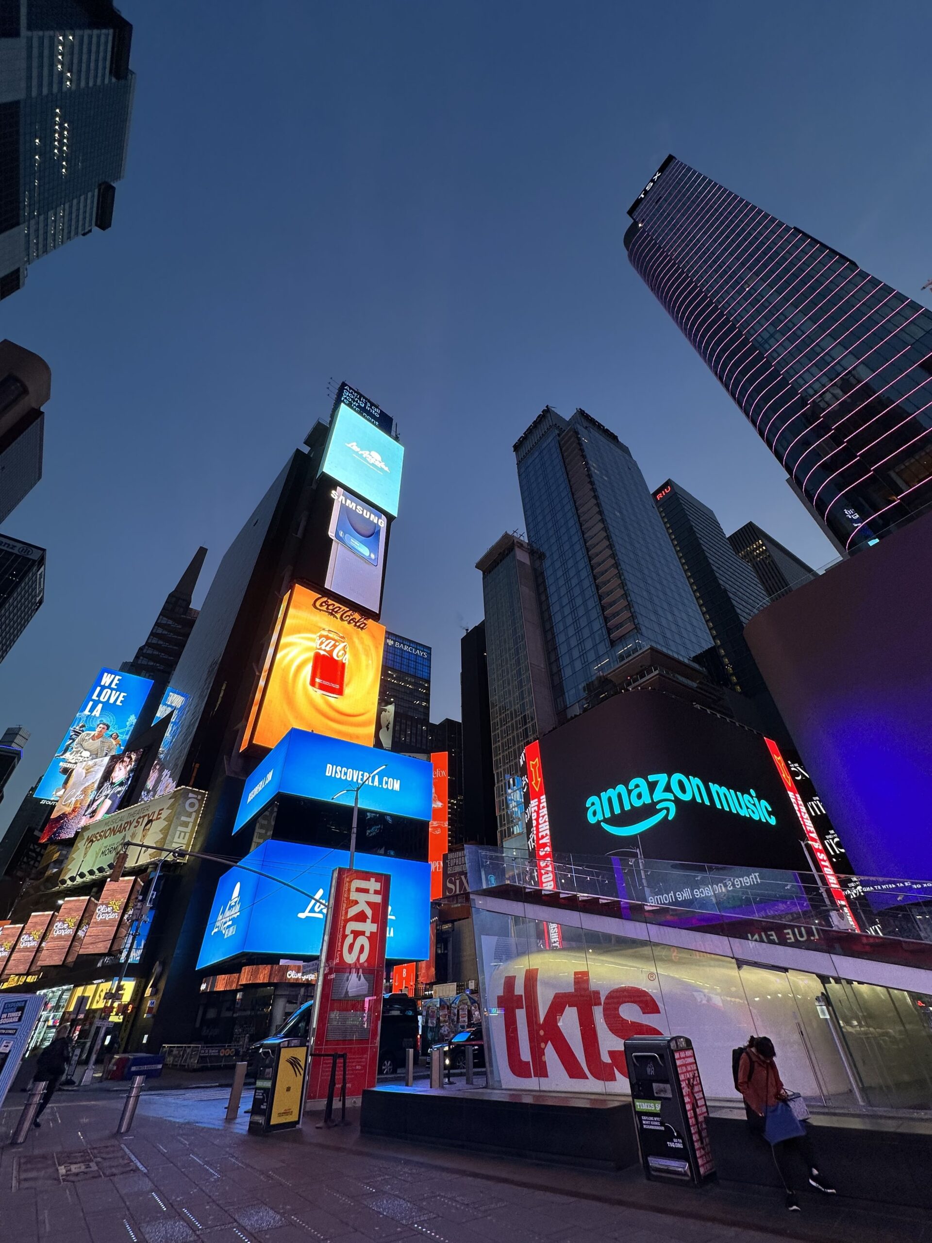Promenade dans Times Square